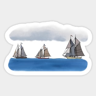 Schooner Racing-Custom Sticker